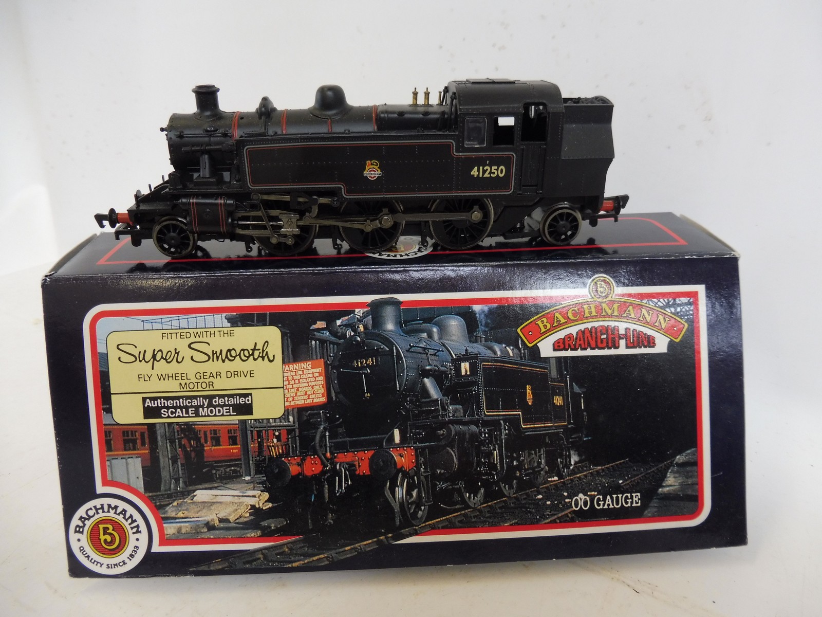 A boxed Bachmann Branch-Line Ivatt Tank locomotive, 41250, BR.