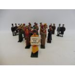 A rare set of Suffragette band and civilian figures, excellent condition.