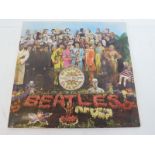 Beatles Sargent Pepper, later pressing, vinyl EX.