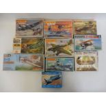 Ten boxed model kits, various manufacturers including Matchbox, Revell etc., not checked.