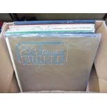 A box of LPs, mainly Rock including The Who, Deep Purple etc. various conditions.