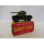 A boxed Dinky Armoured Car, no. 670.