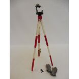 A rare 1960s Action Man theodolite on tripod stand from The Construction Engineer set.