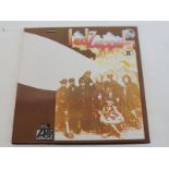 Led Zeppelin II, green and orange Atlantic, Stereo, German issue, vinyl EX.