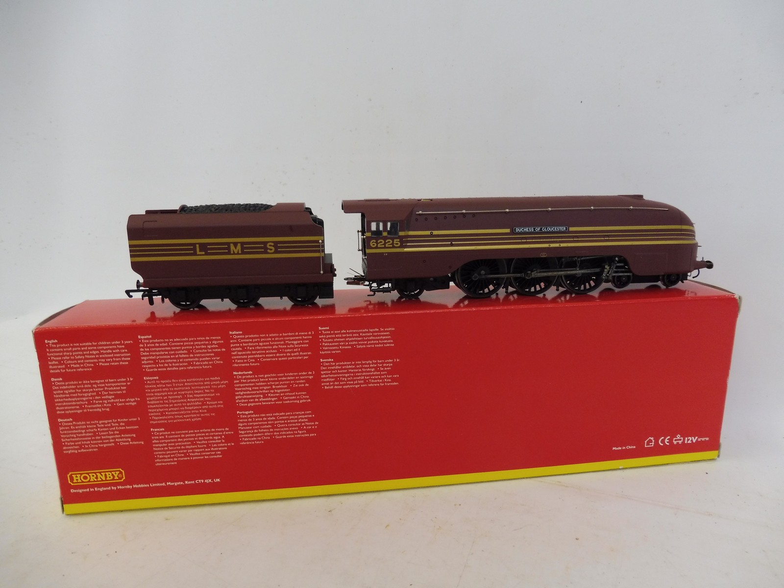 A boxed Hornby OO gauge Coronation Class locomotive '6225 Duchess of Gloucester', R2179, LMS 4-6-2. - Image 2 of 2