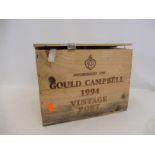 Gould Campbell Vintage Port 1994 - A crate of twelve bottles.