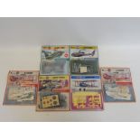 Six unopened Airfix 72nd scales Series 1 scale model construction kits.