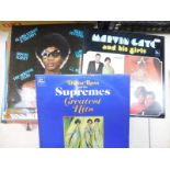 11 Motown LPs including Diana Ross, Marvin Gaye, Four Tops etc. various conditions.