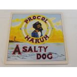An unusual Procal-Harum on Cube label, A Salty Dog, vinyl appears EX.