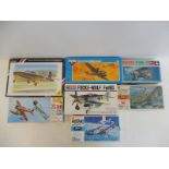 Seven assorted model aircraft kits, not checked.