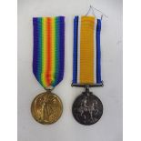 A WWI medal pair, awarded to Pte H. Williams A.S.C., no. S4-248345.