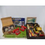 A boxed Subbuteo Floodlighting Edition, various other games and toys including a boxed Mettoy