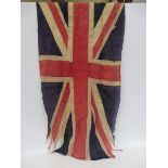 An Excelsior Union Jack flag, 26 x 51".