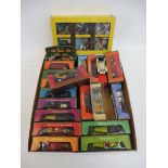 A selection of Matchbox and other boxed die-cast models.