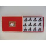 A Qualite Francais boxed no. 521 set of twelve French infantry cyclists, unusual genre in