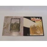 Two Led Zeppelin re-issue LPs: Four Symbols and Led Zepp II, VG+