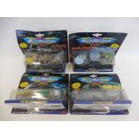 Four MicroMachines 'Space' Star Trek sets by Galoob.