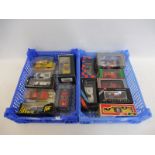 A selection of 14 boxed sports and rally cars.
