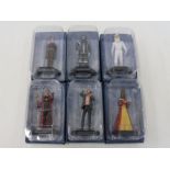 Six BBC Doctor Who models.