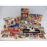 A quantity of Lego, including two boxed 1960s sets, one being a London bus, no. 313, the other a