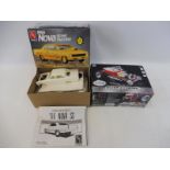 A boxed AMT ERTL 1966 Nova Street Machine 1/25 scale kit plus a 1/24 scale Ultra Detail kit of a