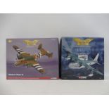 Two boxed Corgi Aviation Archive models, North American B25J Mitchell Bomber and a Short