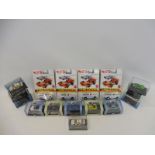 Four Hot Wheels carded cars and 12 Oxford Die-cast OO gauge vehicles.