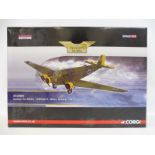 A Corgi Aviation Archive 1/72 scale limited edition Junkers 52/3M Milos Greece 1941, appears in
