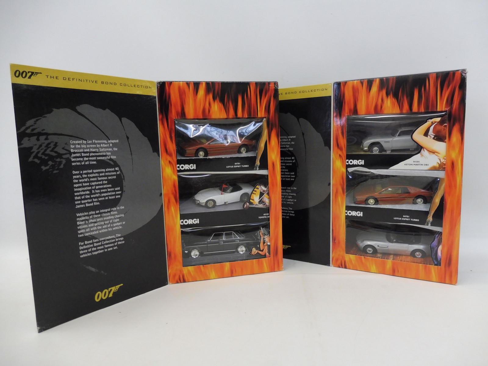 Corgi James Bond Definitive Collection - six Corgi die-cast, two in special edition boxes.