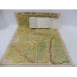 A Daily Express Map of the Western Front printed by George Philip & Son Limited London, plus a