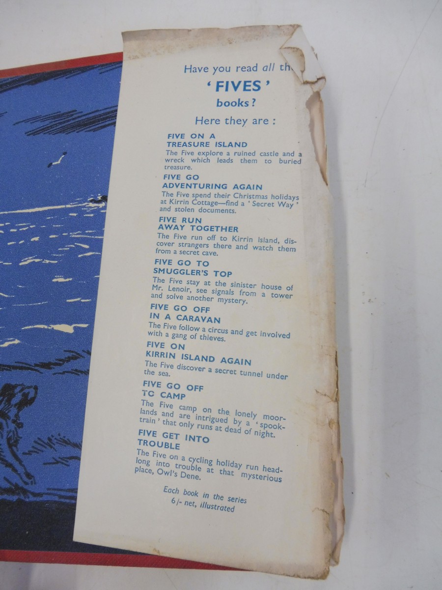 Four early Enid Blyton Famous Five books including 'Five Are Together Again' printed 1963 with - Image 8 of 8