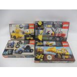 Four boxed sets of Lego Technical etc. unchecked.