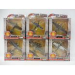 Six boxed Corgi War Birds Series 2, 1/72 scale models, appears in excellent condition.