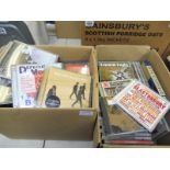 Approximately 50 CDs across two boxes to include Rock, Pop, Electronic etc. Unchecked.