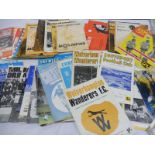 A selection of football programmes from the 1960s.