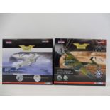 Two boxed Corgi Aviation Archive 1/72 scale models: JU88A/4 Russian Front 1943 and a Dornier DO215