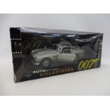 An AutoArt James Bond 007 Aston Martin DB5 model. Considered by many to be one of the finest 1:18