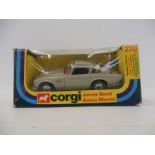 A 1977 Corgi 270 James Bond Aston Martin DB5. The model is in excellent condition, fully