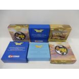 Six boxed Corgi Aviation Archive 1/72 scale models to include Aviation Archive Collectors Club