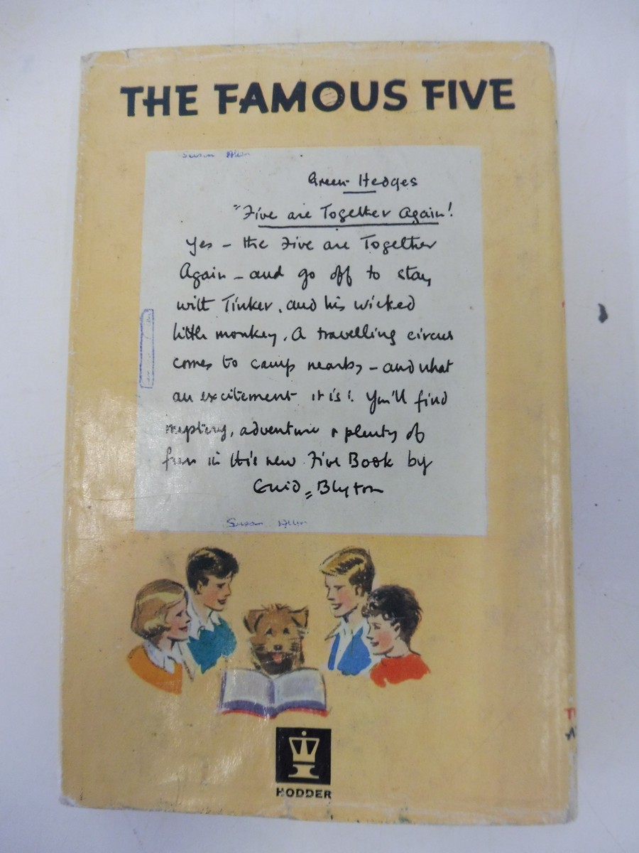 Four early Enid Blyton Famous Five books including 'Five Are Together Again' printed 1963 with - Image 5 of 8