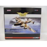 A boxed Corgi Aviation Archive 1/72 scale limited edition, HP Halifax AV, June 1943, appears in