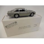A Danbury Mint James Bond 007 Silver DB5 handcrafted from over 300 individual parts, this 1:24 scale