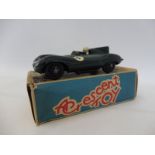 A boxed Crescent Toys die-cast model of a D-type Jaguar, no. 1292, in good condition.