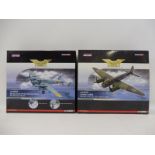 Two boxed Corgi Aviaion Archive 1/72 scale 'Messerschmitt BF110G Nightfighter' and 'Junkers