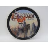 A Saxon picture disc album, in EXC condition.