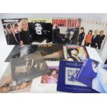 Twelve 1970s/1980s Rock and Pop albums to include Lou Reed, Iggy Pop, REM and others, VG to VG+