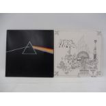 Two Pink Floyd albums: Dark Side of The Moon appears EXC condition and Relics, also appears EXC