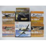 Five boxed Corgi Aviation Archive 1/72 scale models from The Dragon Warbird Series, appear in