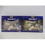 Two boxed Corgi Aviation Archive 1/72 scale models: Heinkel HE111 H6, Immola, Finland 1944 and a