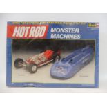 A boxed Revell Hot Rod Monster Machines 1/25 scale two model kit, comprising 'Showboat' and '